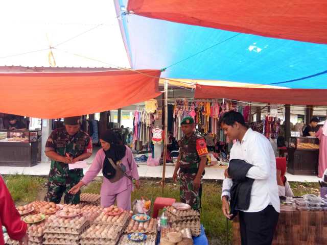 Babinsa Baranti Turun ke Pasar, Ada Misi Dibaliknya!