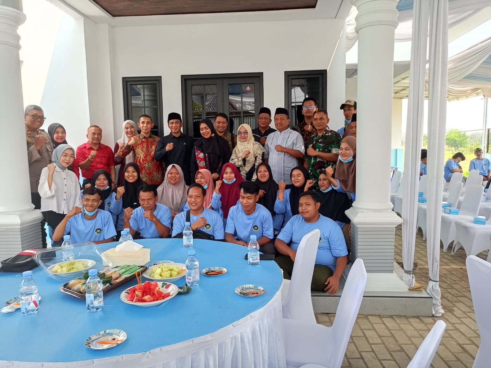 Babinsa Koramil 0620-03/Talun Hadiri Peresmian SPPG Desa Kerandon kecamatan Talun, kecamatan Cirebon.
