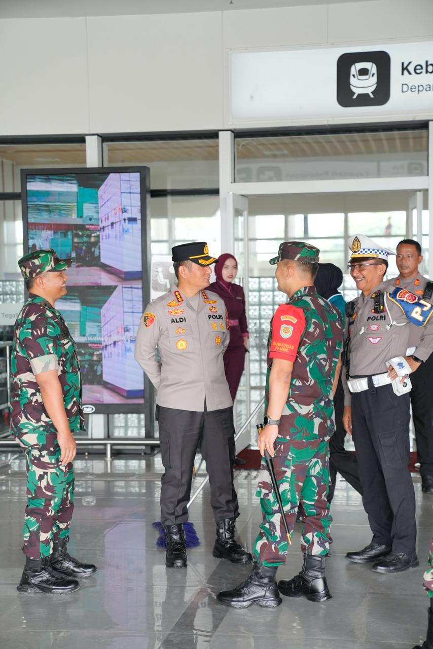 Ratusan Personel Gabungan Amankan Kunjungan Selvi Ananda di Kabupaten Bandung