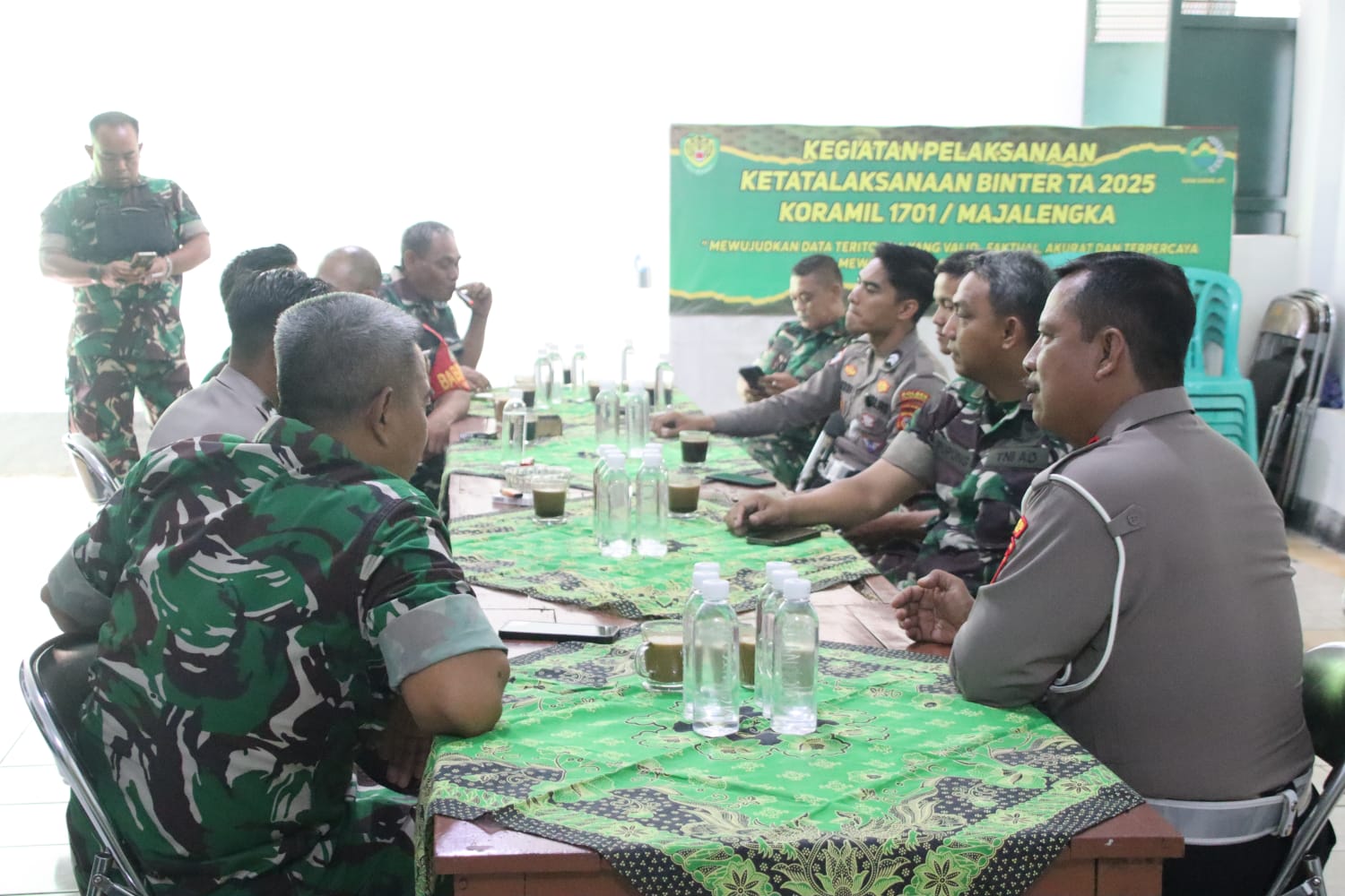 Polantas menyapa Goes to Koramil 1701 Majalengka, Perkuat Sinergitas TNI–Polri untuk Keselamatan Berlalu Lintas