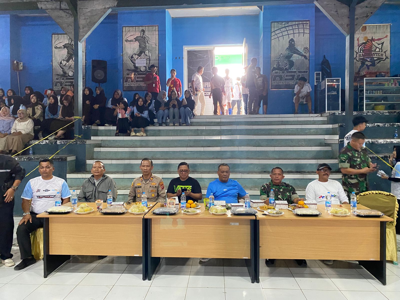 Kapolsek Cikijing Hadiri Pembukaan Ceremony Turnamen Futsal Majalengka South Cup Tahun 2025