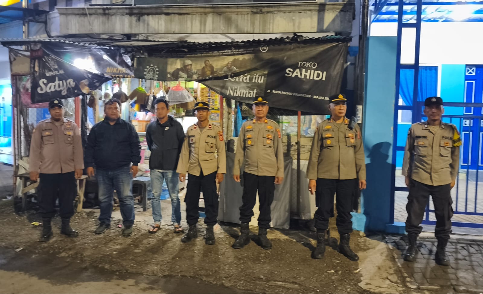 Polsek Sumberjaya Gelar KRYD Antisipasi Aksi Genk Motor dan Kejahatan Jalanan di Wilayah Hukum Polres Majalengka