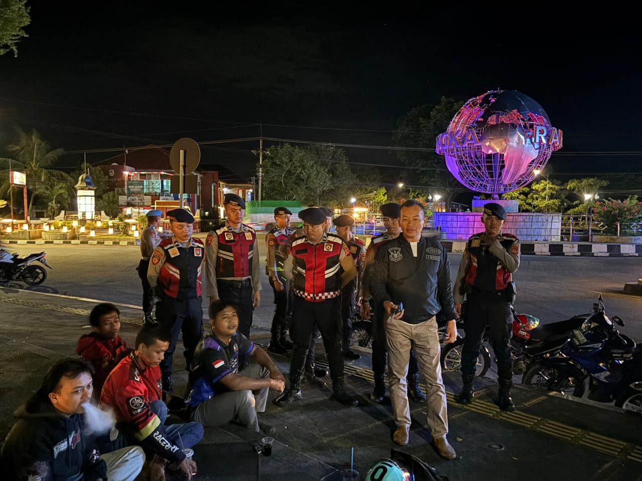 Polres Majalengka Gelar Patroli KRYD Gabungan, Cegah Gangguan Kamtibmas di Malam Akhir Pekan