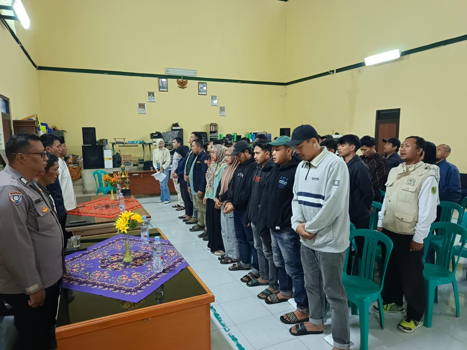 Bhabinkamtibmas Desa Sukanagara Hadiri Musyawarah Karang Taruna untuk Dorong Peran Pemuda dalam Menjaga Kamtibmas