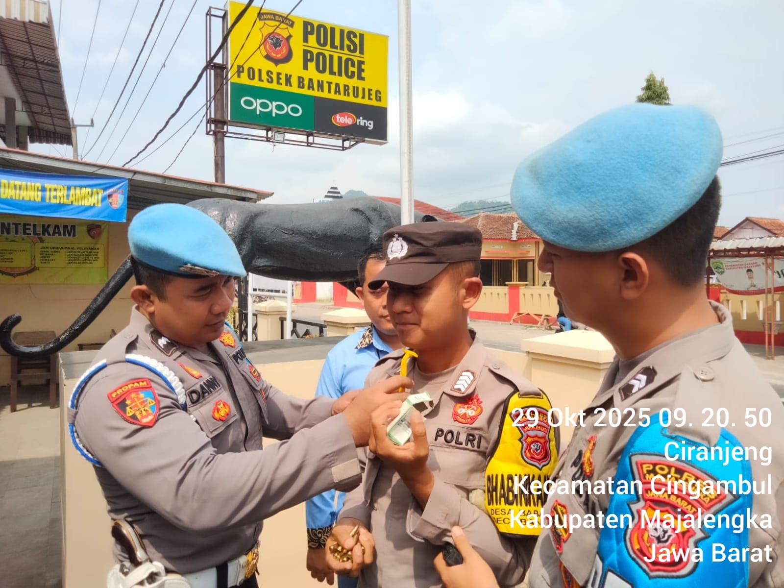 Kasi Propam Polres Majalengka Gelar Gaktibplin untuk Tingkatkan Disiplin Personel