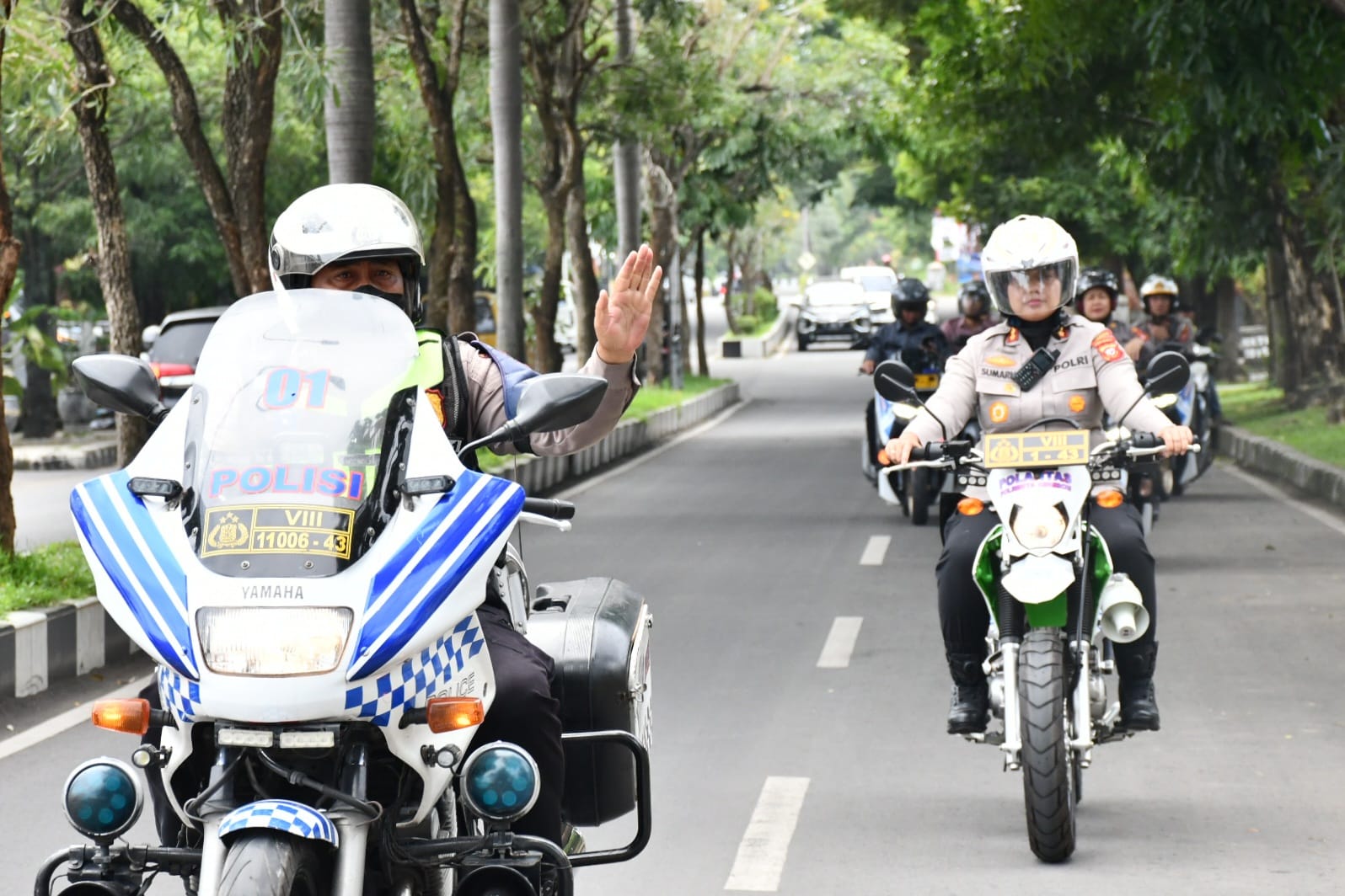 Polresta Cirebon Gelar Patroli Sepeda Motor Dalam Rangka Menjaga Situasi Kamtibmas Yang Kondusif